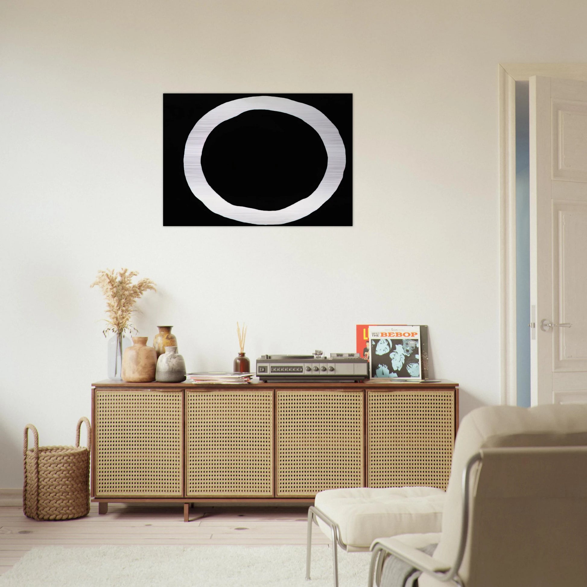 To Martha's Memory - 1970 - Jiro Yoshihara Brushed Aluminum Print - 70x100 cm / 28x40 inches | Jiro Yoshihara Aluminum Print | Jiro Yoshihara Prints