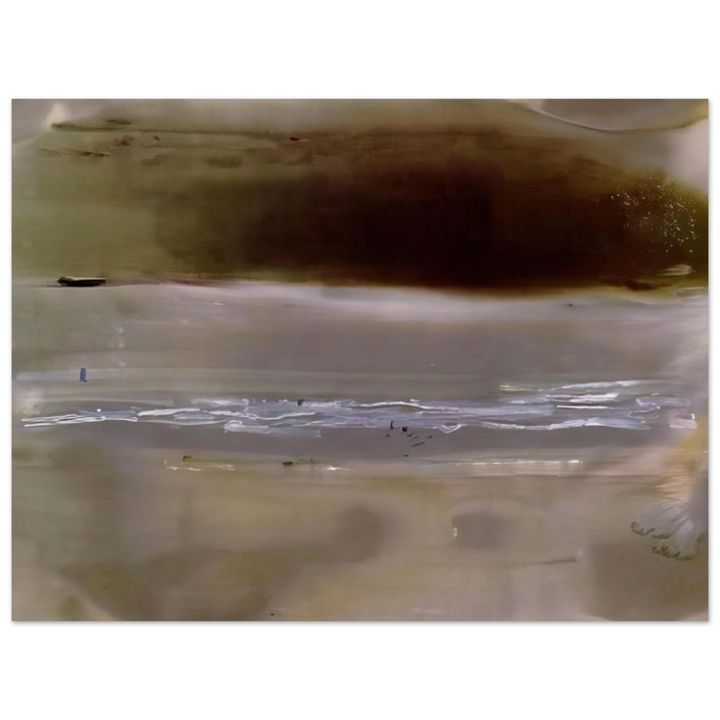 Helen Frankenthaler - Viewpoint II - 1979 Wall art - 27x35 cm / 11x14 inches - Premium Wooden Framed Poster With Fine Art Paper-canvas - Black frame