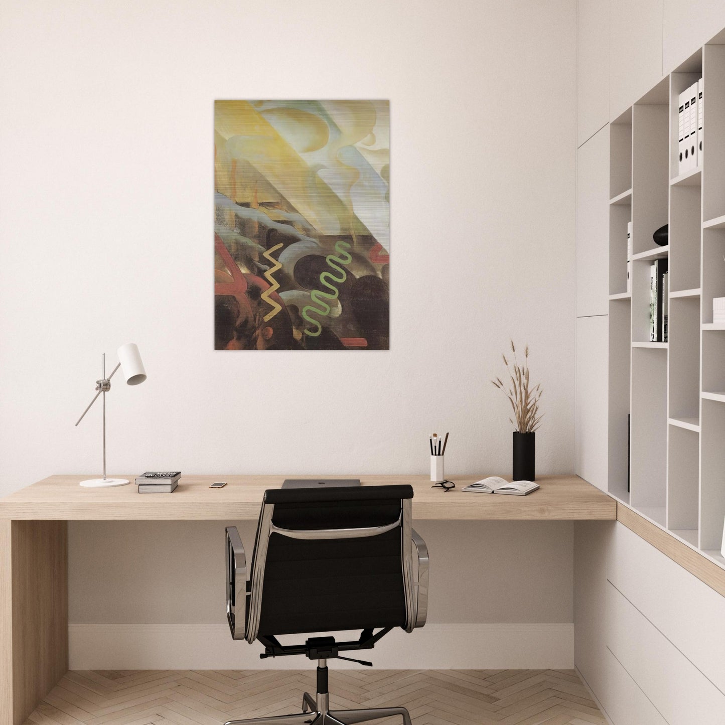 Astrazione - 1921 - Julius Evola Brushed Aluminum Print - 70x100 cm / 28x40 inches | Julius Evola Aluminum Print | Julius Evola Prints