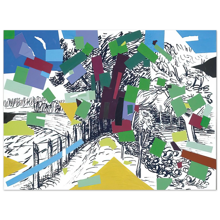 Wojciech Fangor - Polish Landscape - 2006  75x100 cm / 30x40inches Fine Art Poster