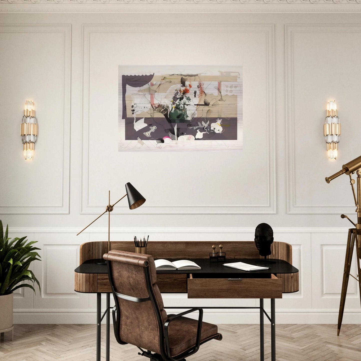 Seminar in collaboration with Richard Hamilton - 1971 - Dieter Roth Brushed Aluminum Print - 70x100 cm / 28x40 inches | Dieter Roth Aluminum Print | Dieter Roth Prints