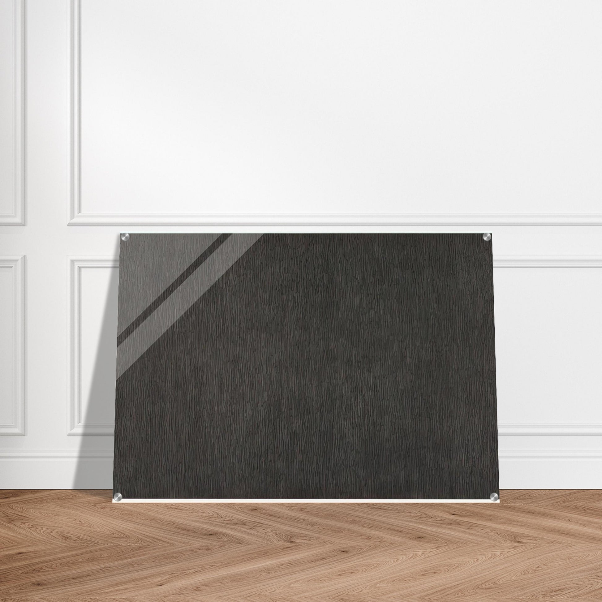 Black with White Lines, Vertical Not Touching - Sol LeWitt Acrylic Print - 70x100 cm / 28x40″ inches | Sol LeWitt Wall Art | Sol LeWitt Prints
