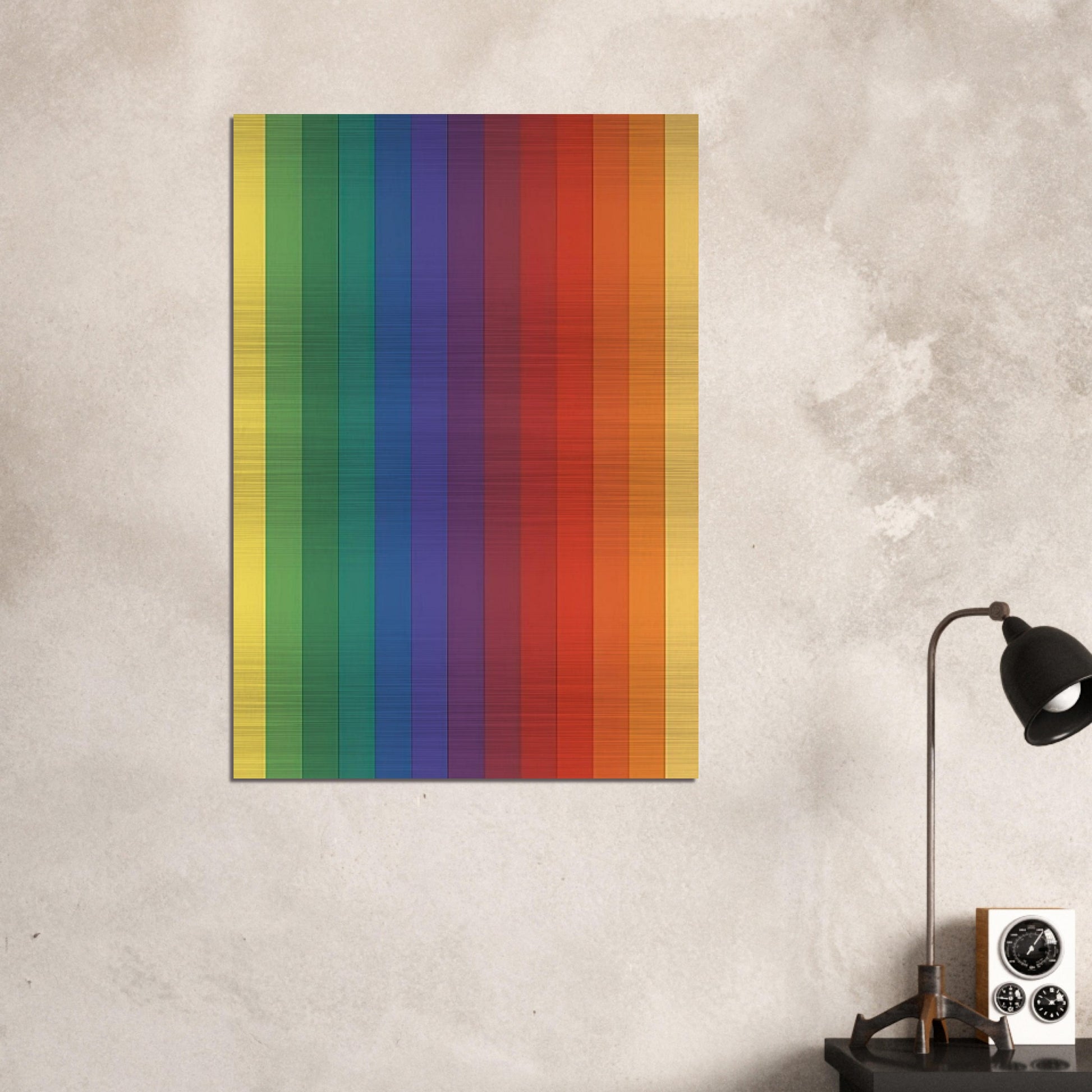Spectrum IV - Ellsworth Kelly Brushed Aluminum Print - 70x100 cm / 28x40 inches | Ellsworth Kelly Aluminum Print | Ellsworth Kelly Prints