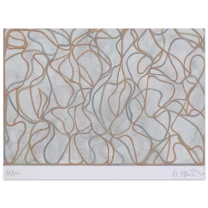 Brice Marden - Distant Muses - 2000  75x100 cm / 30x40inches Fine Art Poster