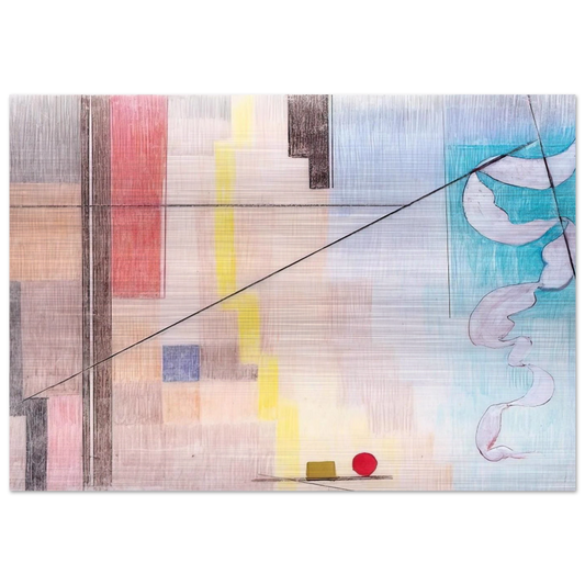 Die Kontraste - Abstract Art - Johannes Itten Brushed Aluminum Print - 70x100 cm / 28x40 inches | Johannes Itten Aluminum Print | Johannes Itten Prints