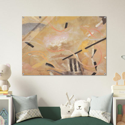 The tendency of aesthetic idealism - 1918 - Julius Evola Acrylic Print - 70x100 cm / 28x40″ inches