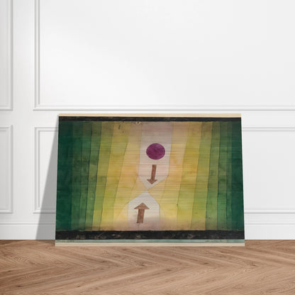 BEFORE THE BLITZ 1923 - Paul Klee Brushed Aluminum Print - 70x100 cm / 28x40 inches | Paul Klee Aluminum Print | Paul Klee Prints