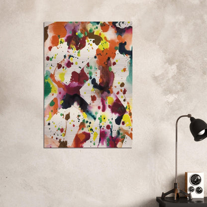 Untitled  SF72-027  - Sam Francis Brushed Aluminum Print - 70x100 cm / 28x40 inches | Sam Francis Aluminum Print | Sam Francis Prints