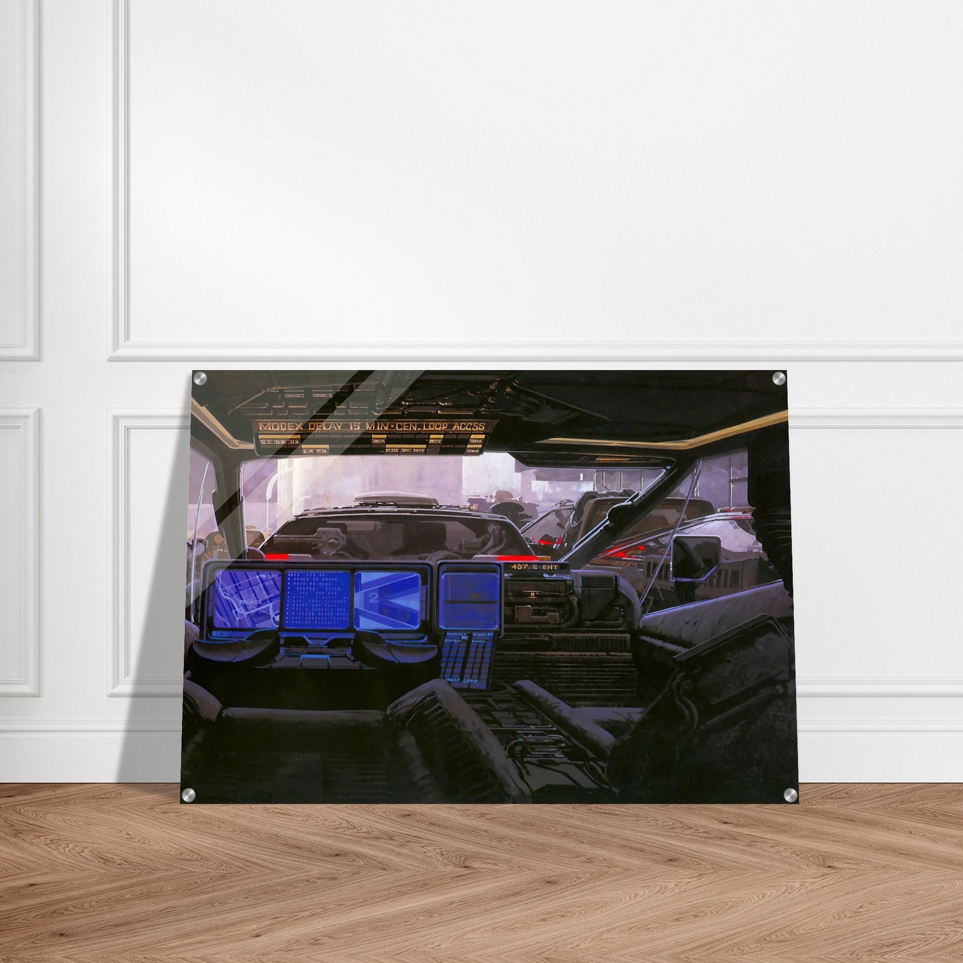Syd Mead - Syd Mead Acrylic Print - 70x100 cm / 28x40″ inches