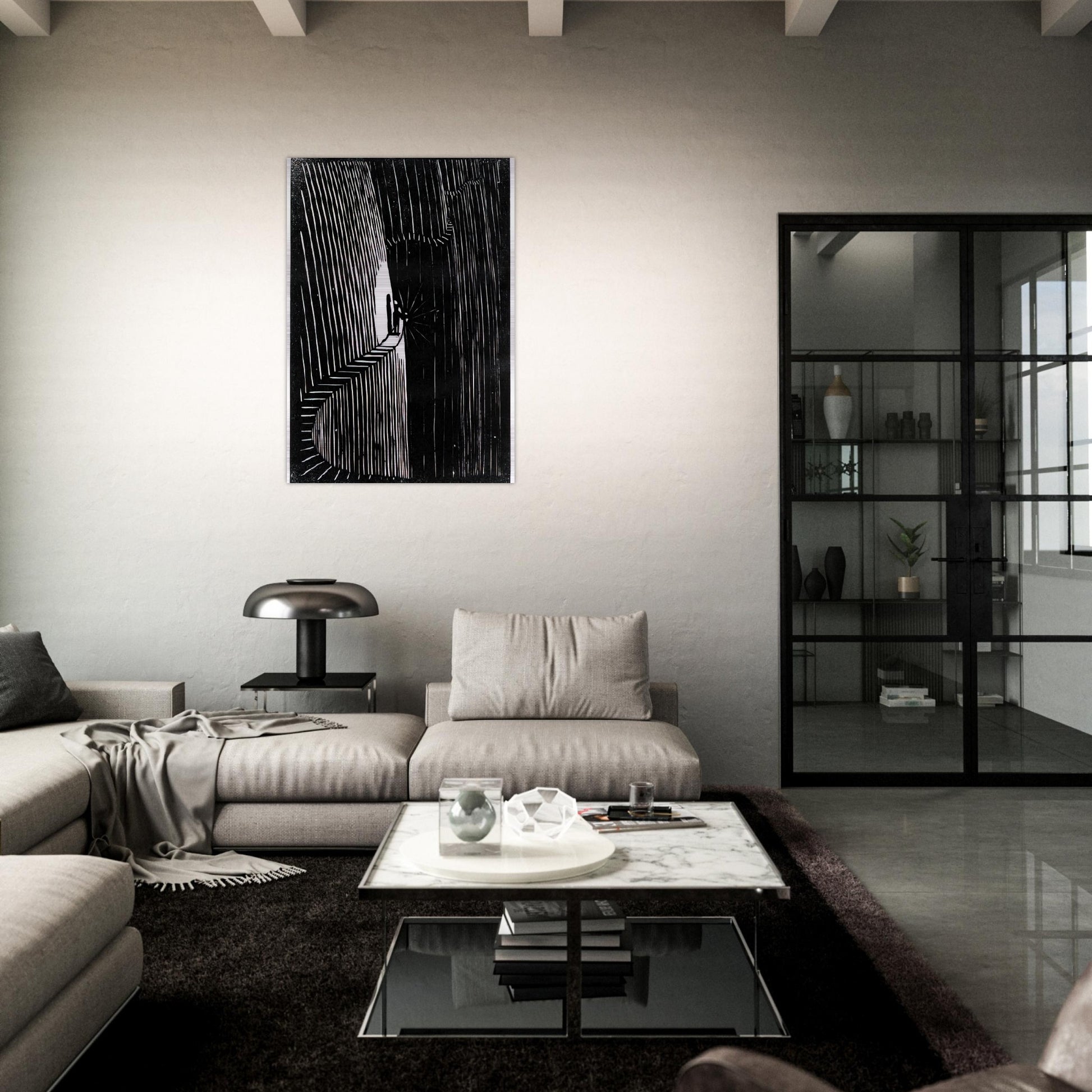 ESCHER (7) - MC Escher Brushed Aluminum Print - 70x100 cm / 28x40 inches | MC Escher Aluminum Print | MC Escher Prints
