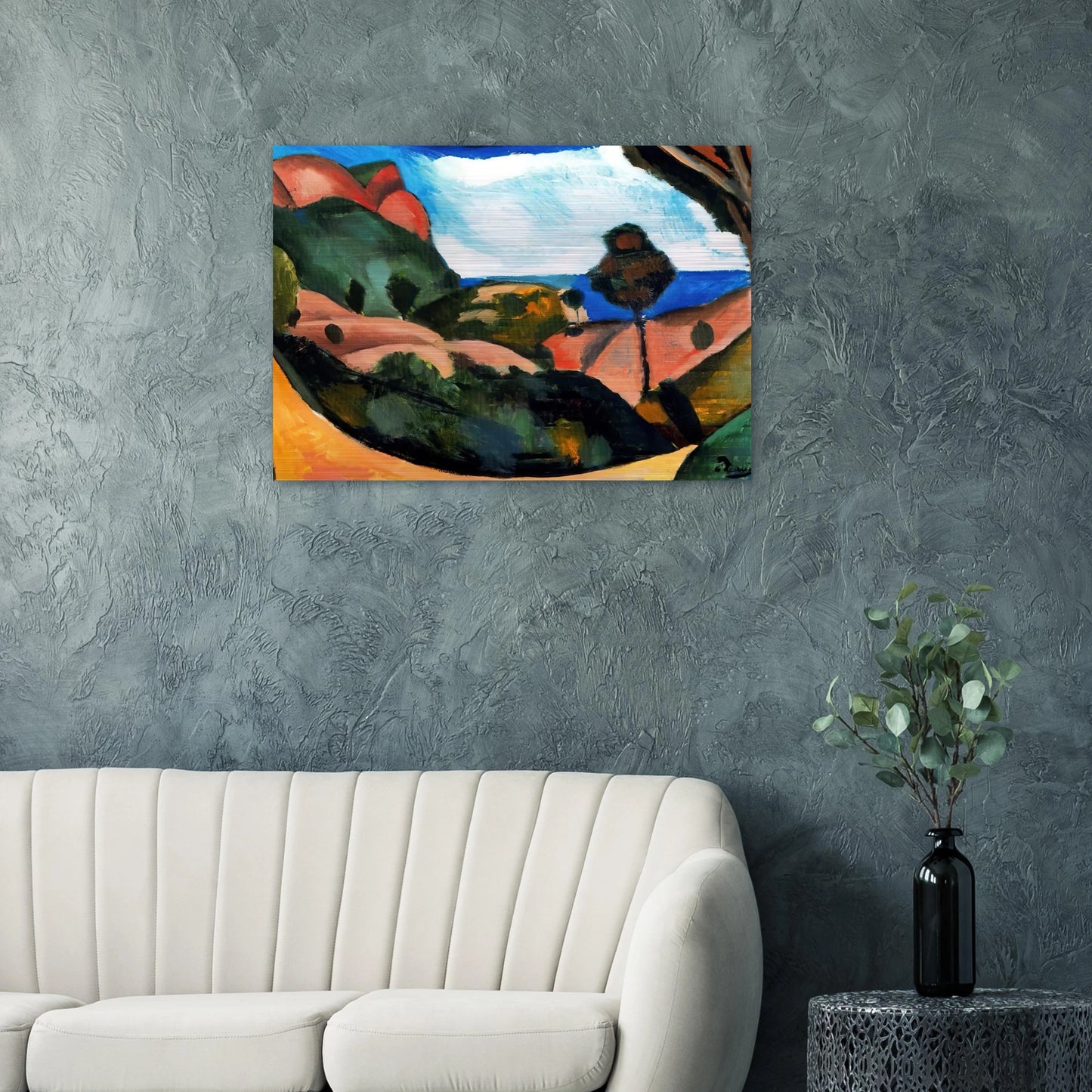 LANDSCAPE 1907 - Andre Derain Brushed Aluminum Print - 70x100 cm / 28x40 inches | Andre Derain Aluminum Print | Andre Derain Prints