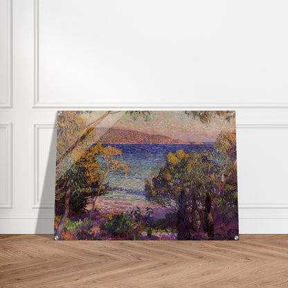 PINES AND EUCALYPTUS AT CAVELIERI 1905 - Theo van Rysselberghe Acrylic Print - 70x100 cm / 28x40″ inches