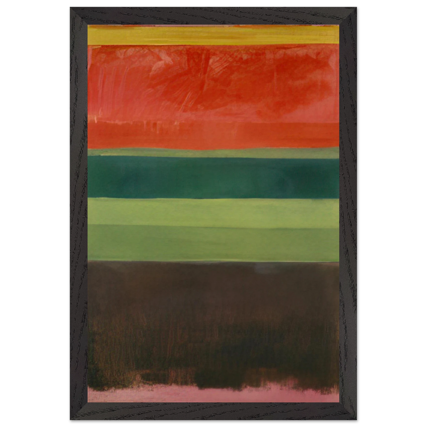 Mark Rothko - Untitled - 1949 Wall Art - 21x29.7 cm / 8x12" - Premium Wooden Framed Poster With Fine Art Paper - White frame