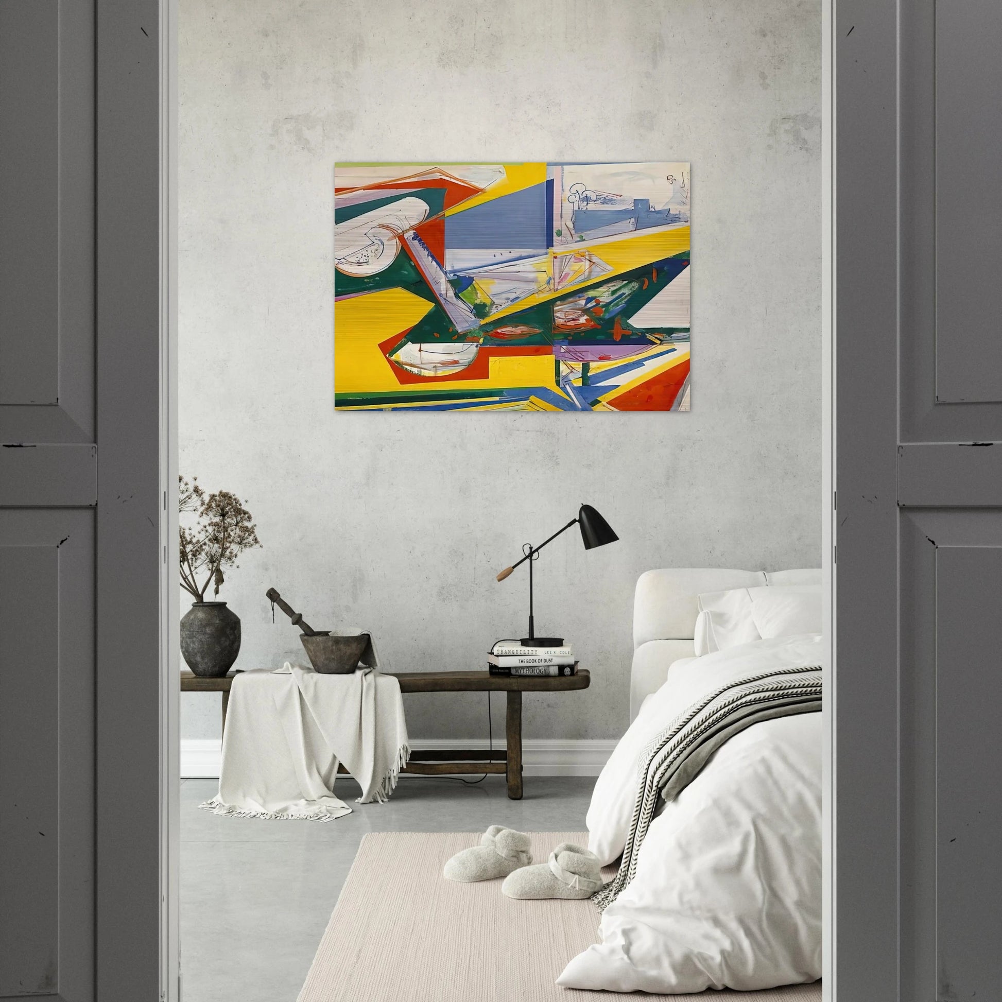 The Window - Hans Hofmann Brushed Aluminum Print - 70x100 cm / 28x40 inches | Hans Hofmann Aluminum Print | Hans Hofmann Prints