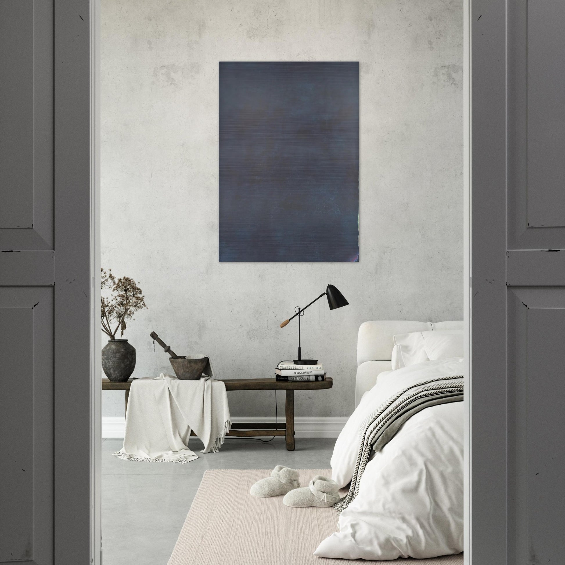 Infinity Field, Lefkada Series - 1972 - Theodoros Stamos Brushed Aluminum Print - 70x100 cm / 28x40 inches | Theodoros Stamos Aluminum Print | Theodoros Stamos Prints