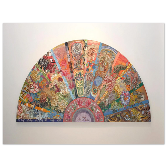 Miriam Schapiro - Pleasure Dome - 2003  75x100 cm / 30x40inches Fine Art Poster