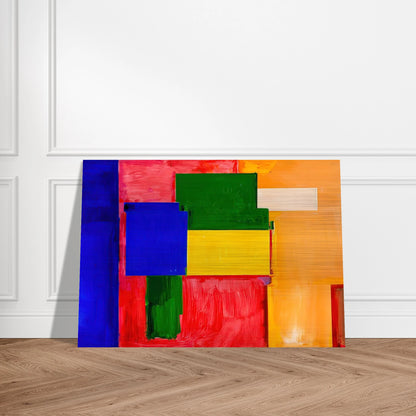 To Miz - Pax Vobiscum - Hans Hofmann Brushed Aluminum Print - 70x100 cm / 28x40 inches | Hans Hofmann Aluminum Print | Hans Hofmann Prints