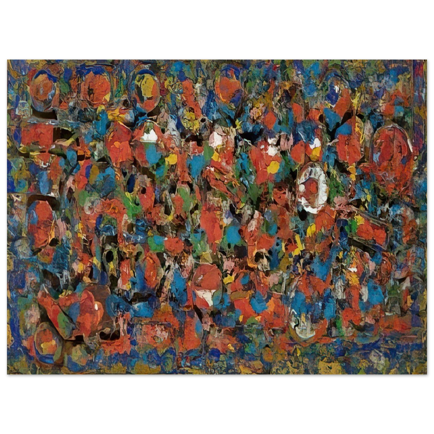 Richard Pousette-Dart - Encrustation - 1976  75x100 cm / 30x40inches Fine Art Poster