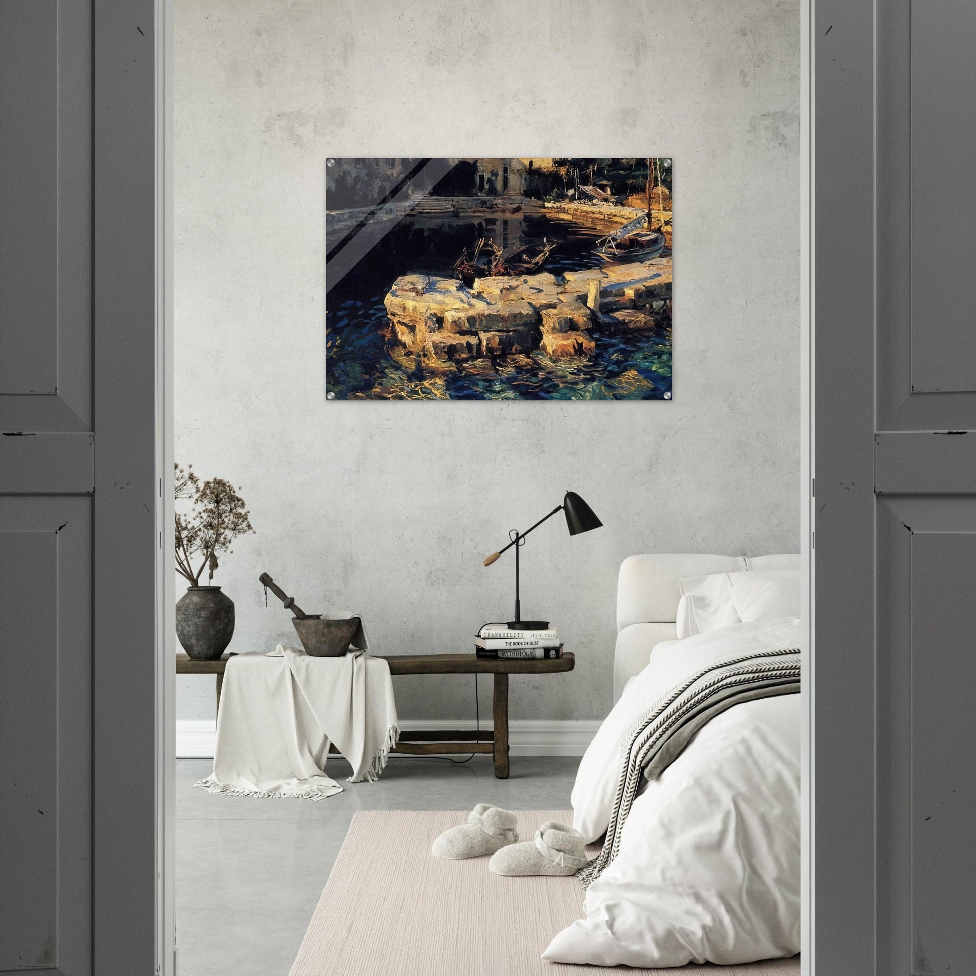 San Vigilio, Lake Garda - John Singer Sargent Acrylic Print - 70x100 cm / 28x40″ inches | John Singer Sargent Wall Art | John Singer Sargent Prints