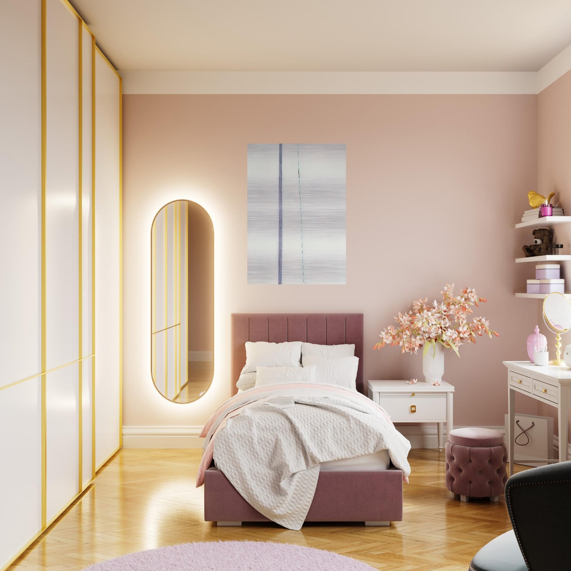 Washington D.C. #1 - 1971 - Edward Corbett Brushed Aluminum Print - 70x100 cm / 28x40 inches | Edward Corbett Aluminum Print | Edward Corbett Prints