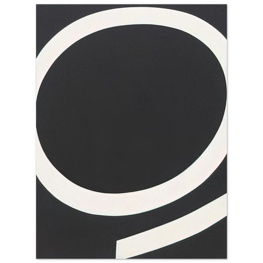 Ellsworth Kelly - Running White  75x100 cm / 30x40inches Fine Art Poster