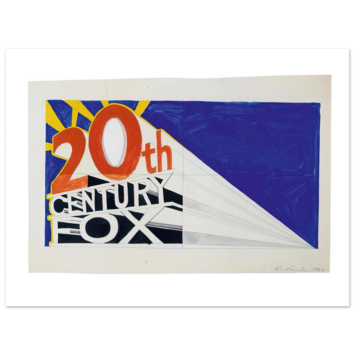 Edward Ruscha - TRADEMARK 3 1962  75x100 cm / 30x40inches Fine Art Poster