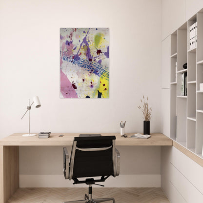 Untitled  SF 90-342  - Sam Francis Brushed Aluminum Print - 70x100 cm / 28x40 inches | Sam Francis Aluminum Print | Sam Francis Prints