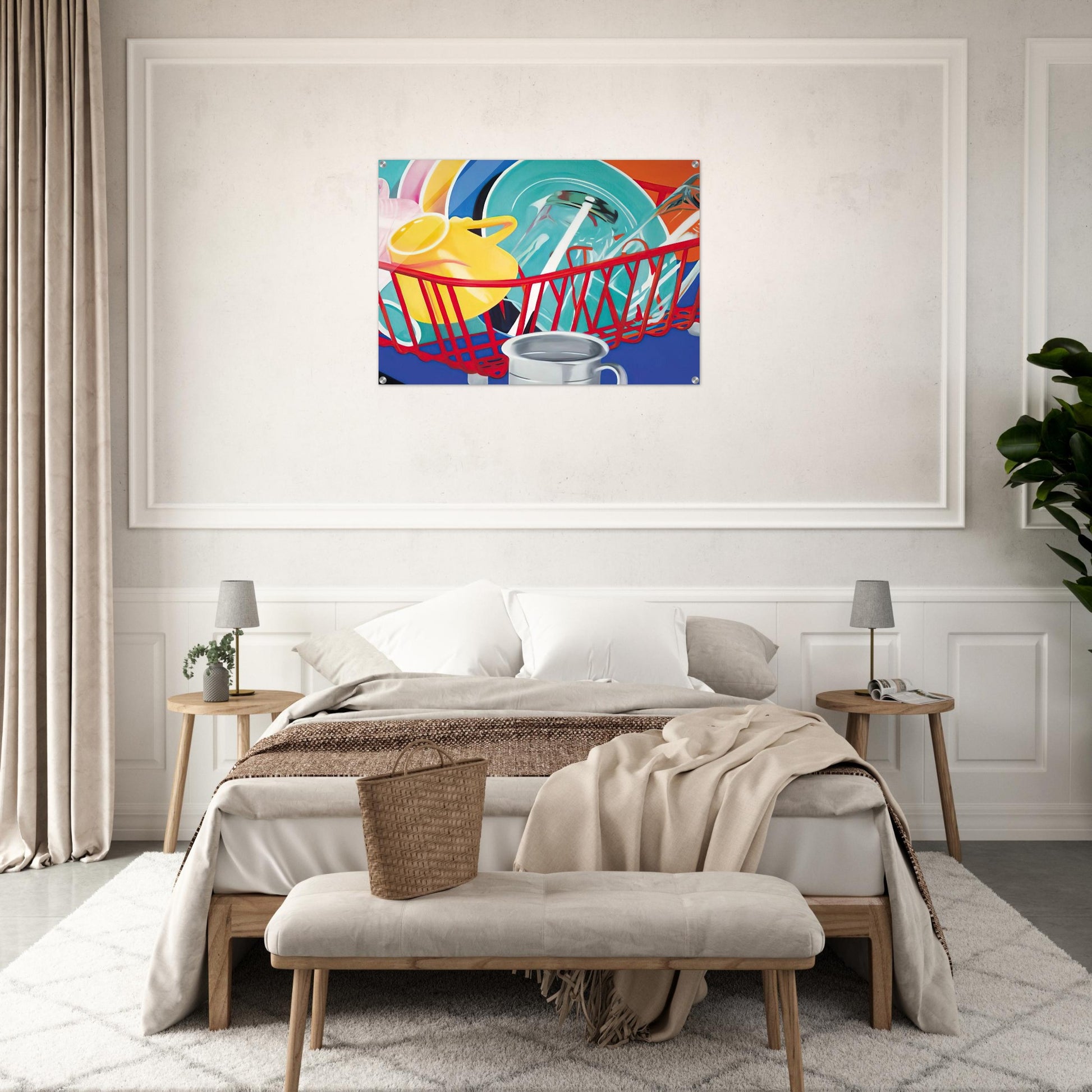 Dishes - James Rosenquist Acrylic Print - 70x100 cm / 28x40″ inches