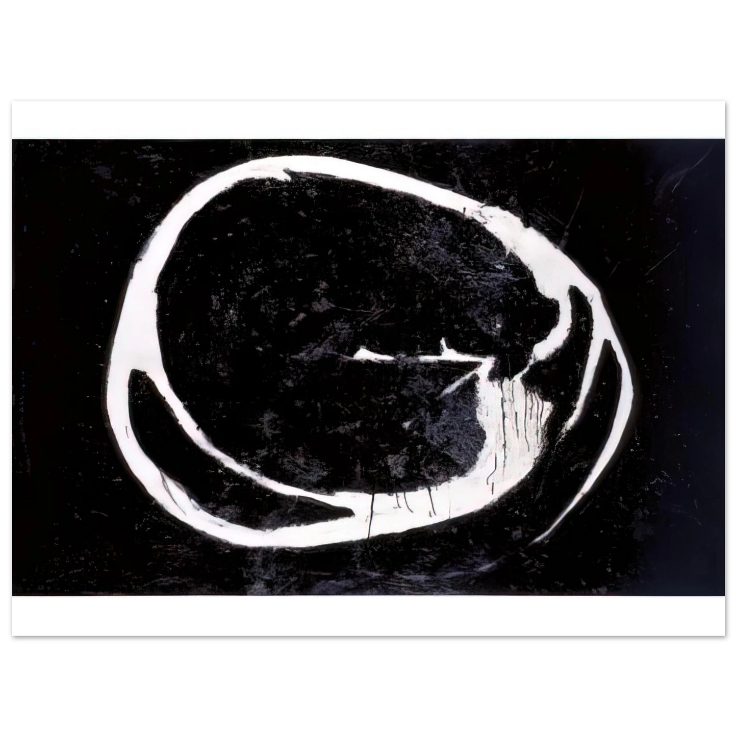 Jiro Yoshihara - Untitled - 1962  75x100 cm / 30x40inches Fine Art Poster