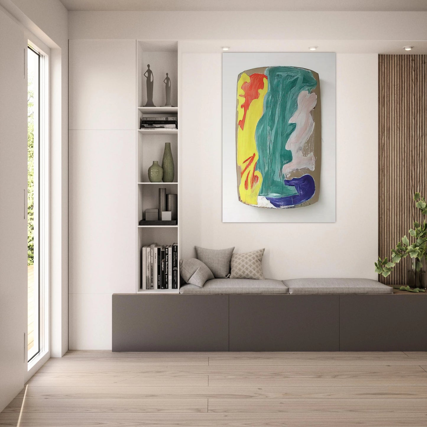 Baton - 1986 - Ron Gorchov Art Prints - 100x150 cm / 40x60″ inches | Ron Gorchov Poster | Ron Gorchov Prints