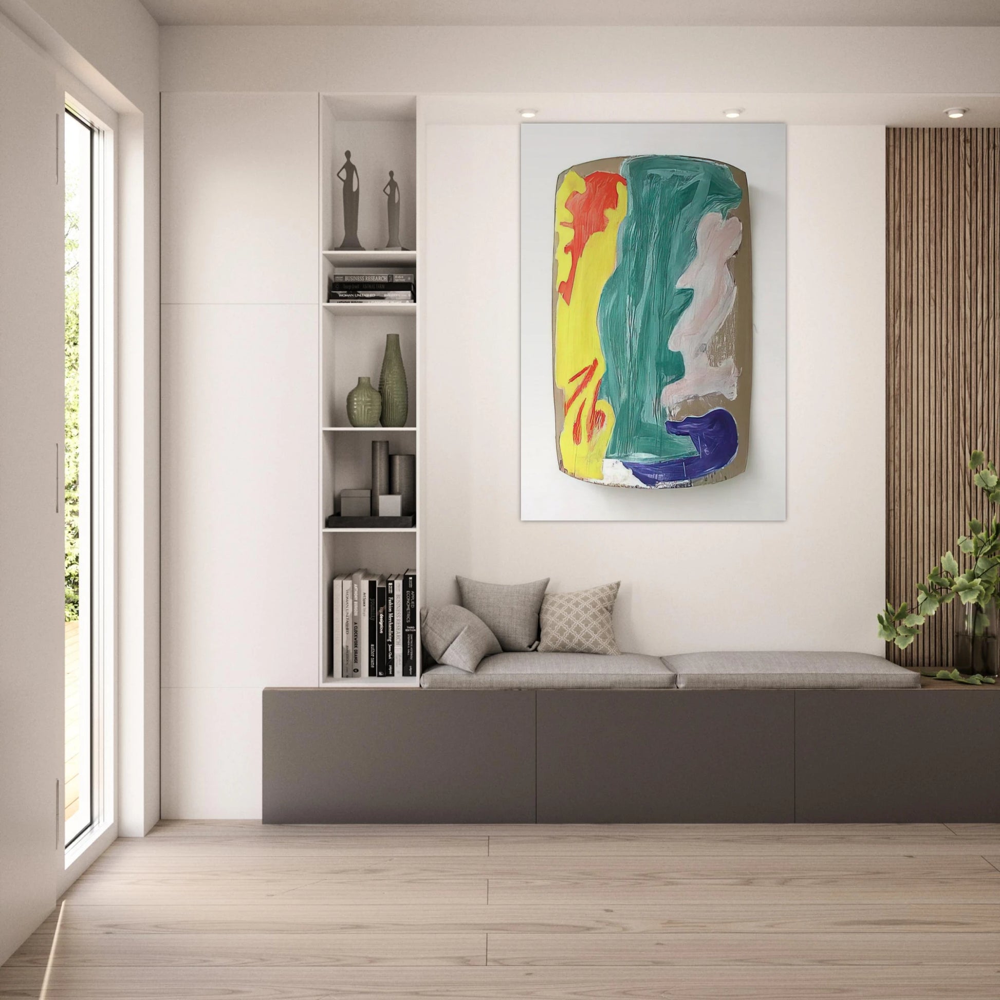 Baton - 1986 - Ron Gorchov Art Prints - 100x150 cm / 40x60″ inches | Ron Gorchov Poster | Ron Gorchov Prints