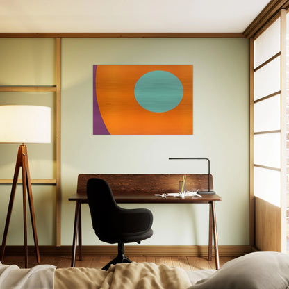 Untitled Abstract - 1962 - Alexander Liberman Brushed Aluminum Print - 70x100 cm / 28x40 inches | Alexander Liberman Aluminum Print | Alexander Liberman Prints