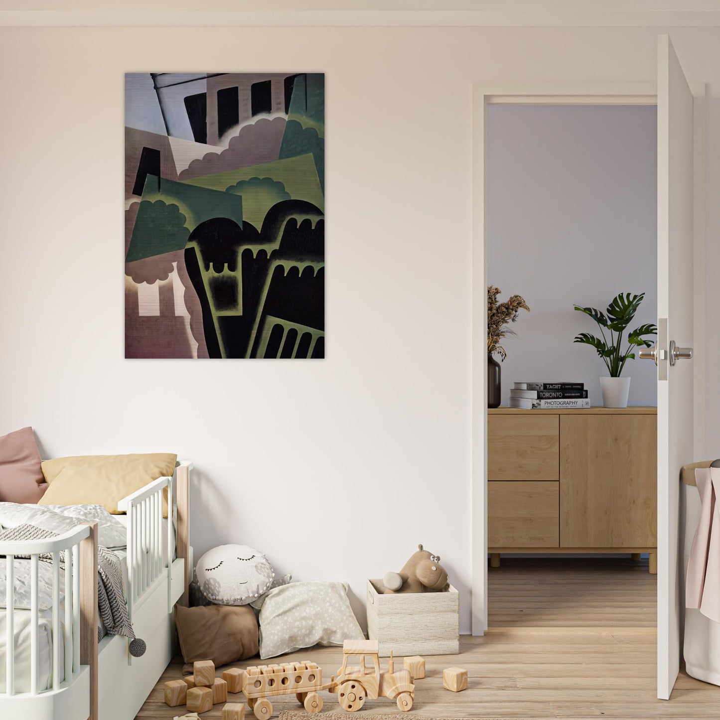 LANDSCAPE - Juan Gris Brushed Aluminum Print - 70x100 cm / 28x40 inches | Juan Gris Aluminum Print | Juan Gris Prints