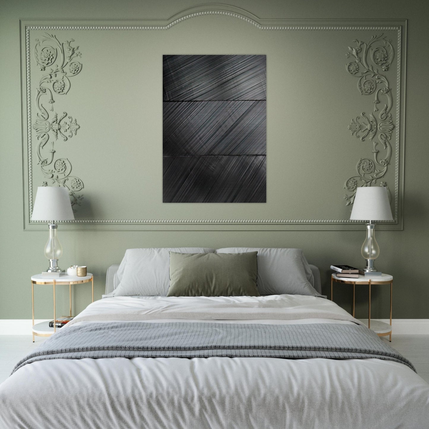Peinture 18 Mars 2010 - 2010 - Pierre Soulages Brushed Aluminum Print - 70x100 cm / 28x40 inches | Pierre Soulages Aluminum Print | Pierre Soulages Prints