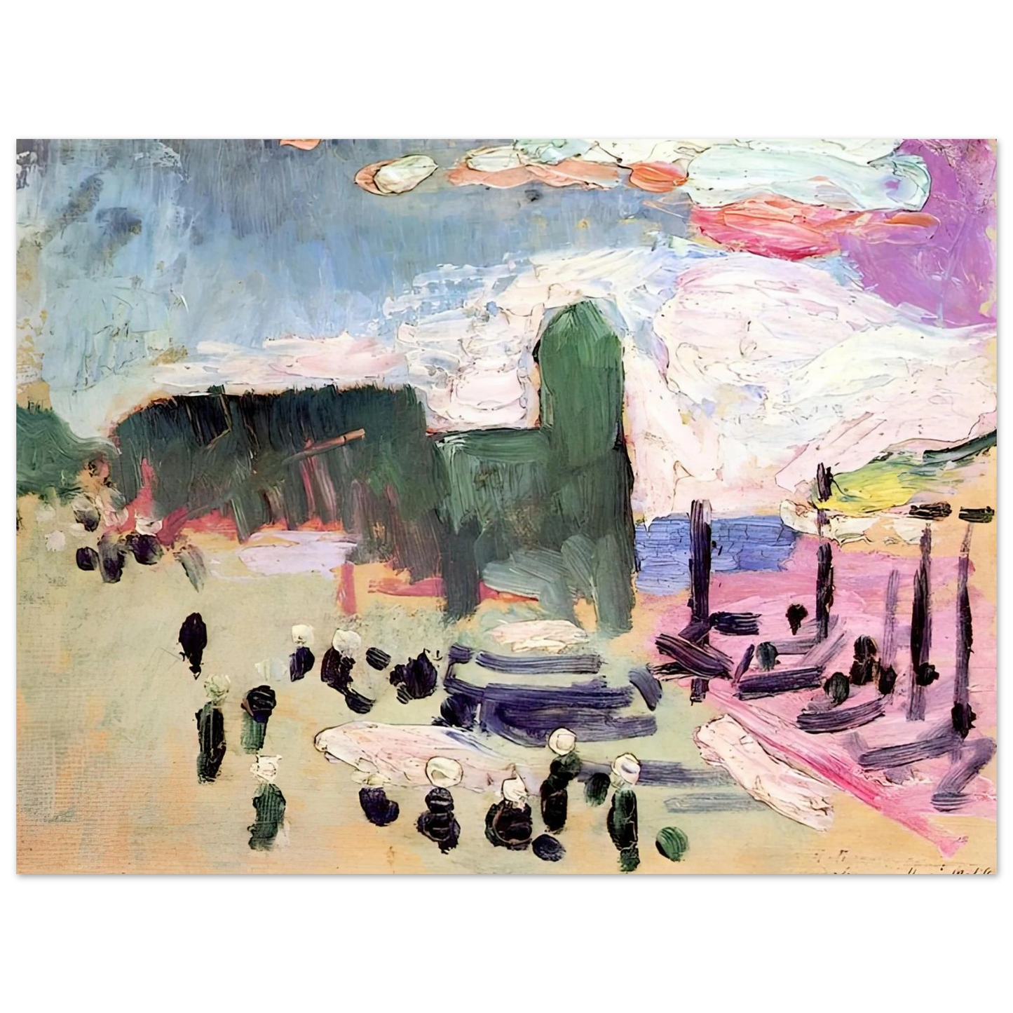 Henri Matisse - COLLIOURE 1905  75x100 cm / 30x40inches Fine Art Poster