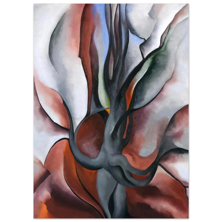 Georgia O'Keeffe - Autumn Trees - The Maple Fine Art Poster