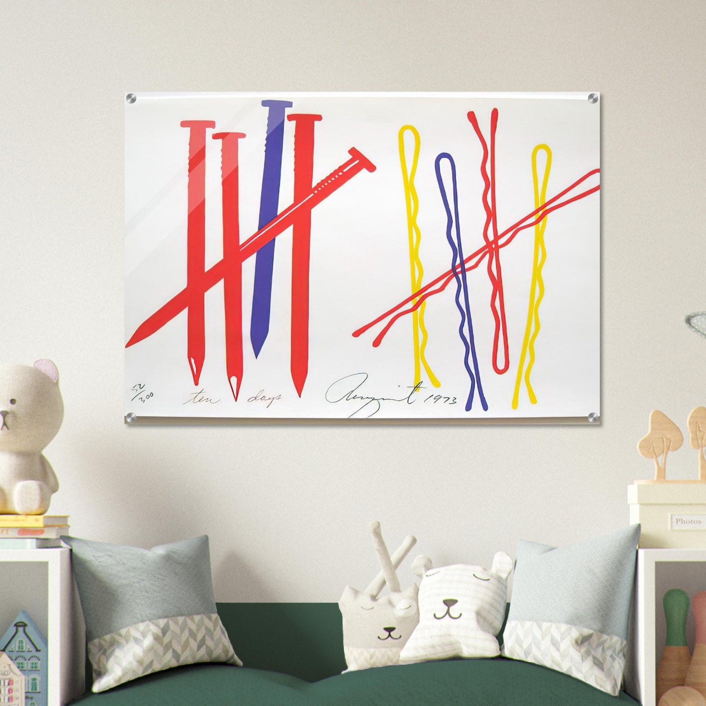 Ten Days - James Rosenquist Acrylic Print - 70x100 cm / 28x40″ inches