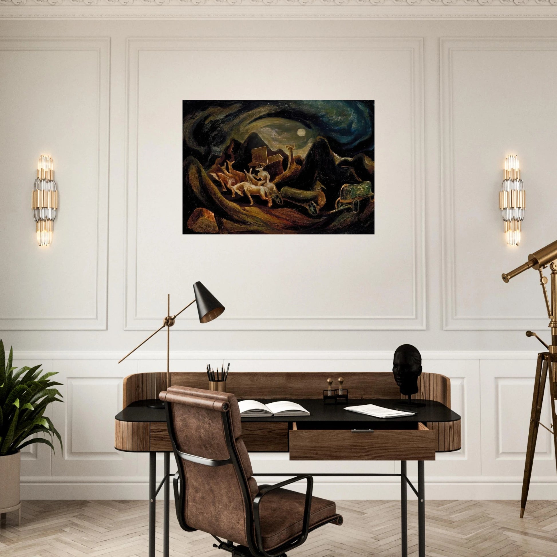 GOING WEST 1935 1 - Jackson Pollock Brushed Aluminum Print - 70x100 cm / 28x40 inches | Jackson Pollock Aluminum Print | Jackson Pollock Prints