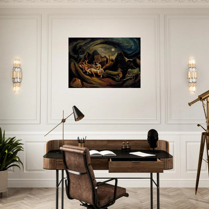 GOING WEST 1935 1 - Jackson Pollock Brushed Aluminum Print - 70x100 cm / 28x40 inches | Jackson Pollock Aluminum Print | Jackson Pollock Prints