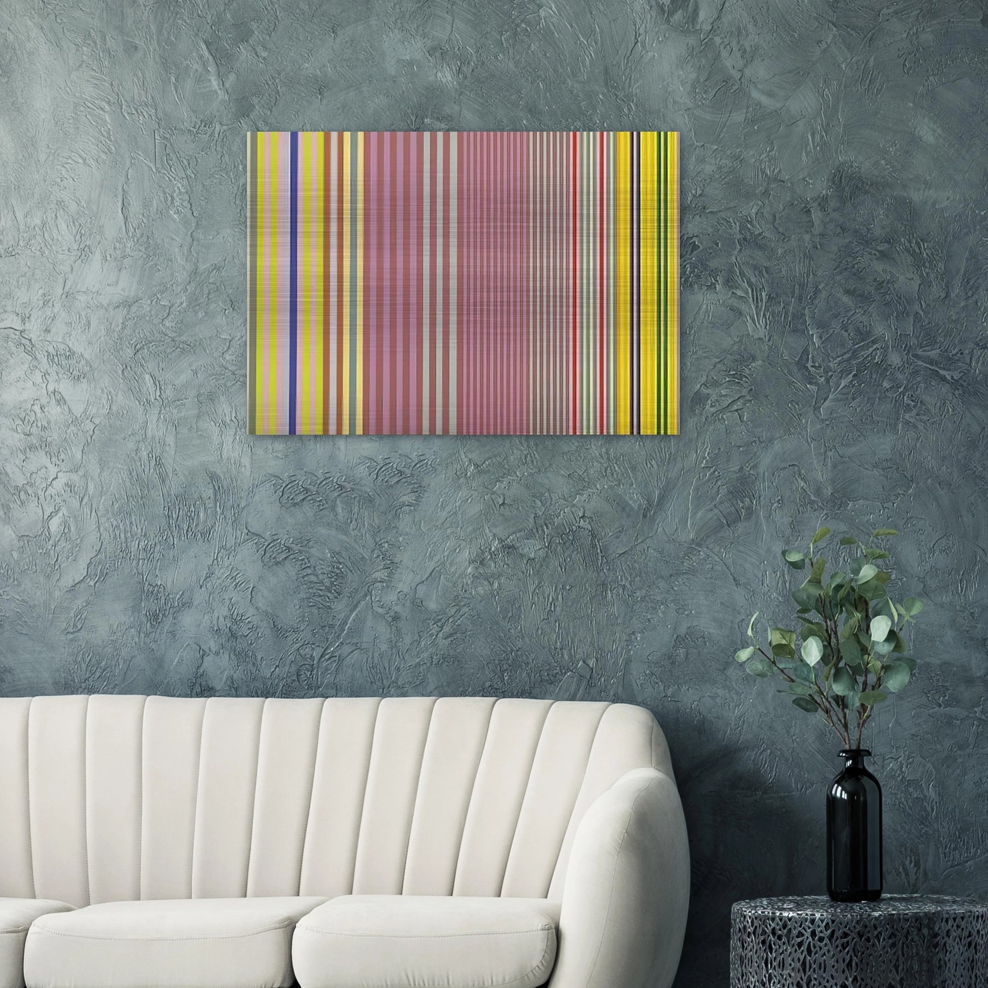 Halifax - 1969 - Gene Davis Brushed Aluminum Print - 70x100 cm / 28x40 inches | Gene Davis Aluminum Print | Gene Davis Prints