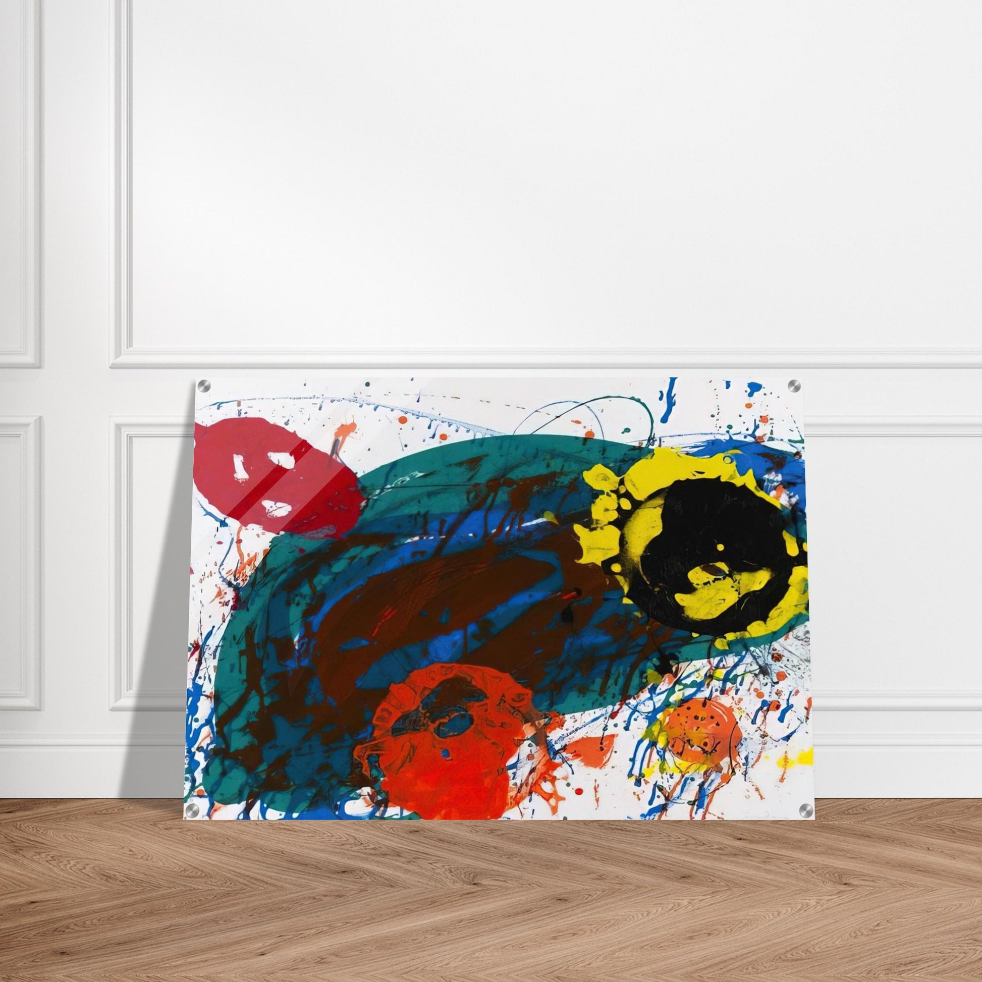 For Thirteen  SFS-335  - Sam Francis Acrylic Print - 70x100 cm / 28x40″ inches