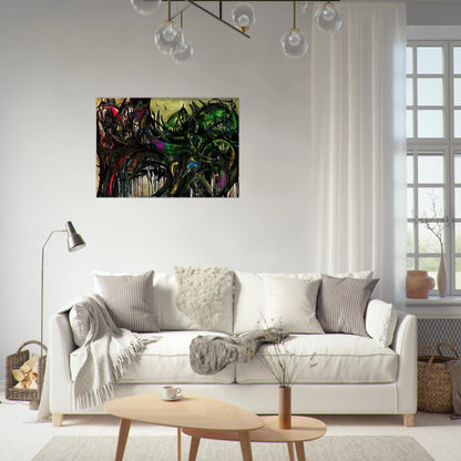 Peinture - 1955 - Simon Hantai Brushed Aluminum Print - 70x100 cm / 28x40 inches | Simon Hantai Aluminum Print | Simon Hantai Prints