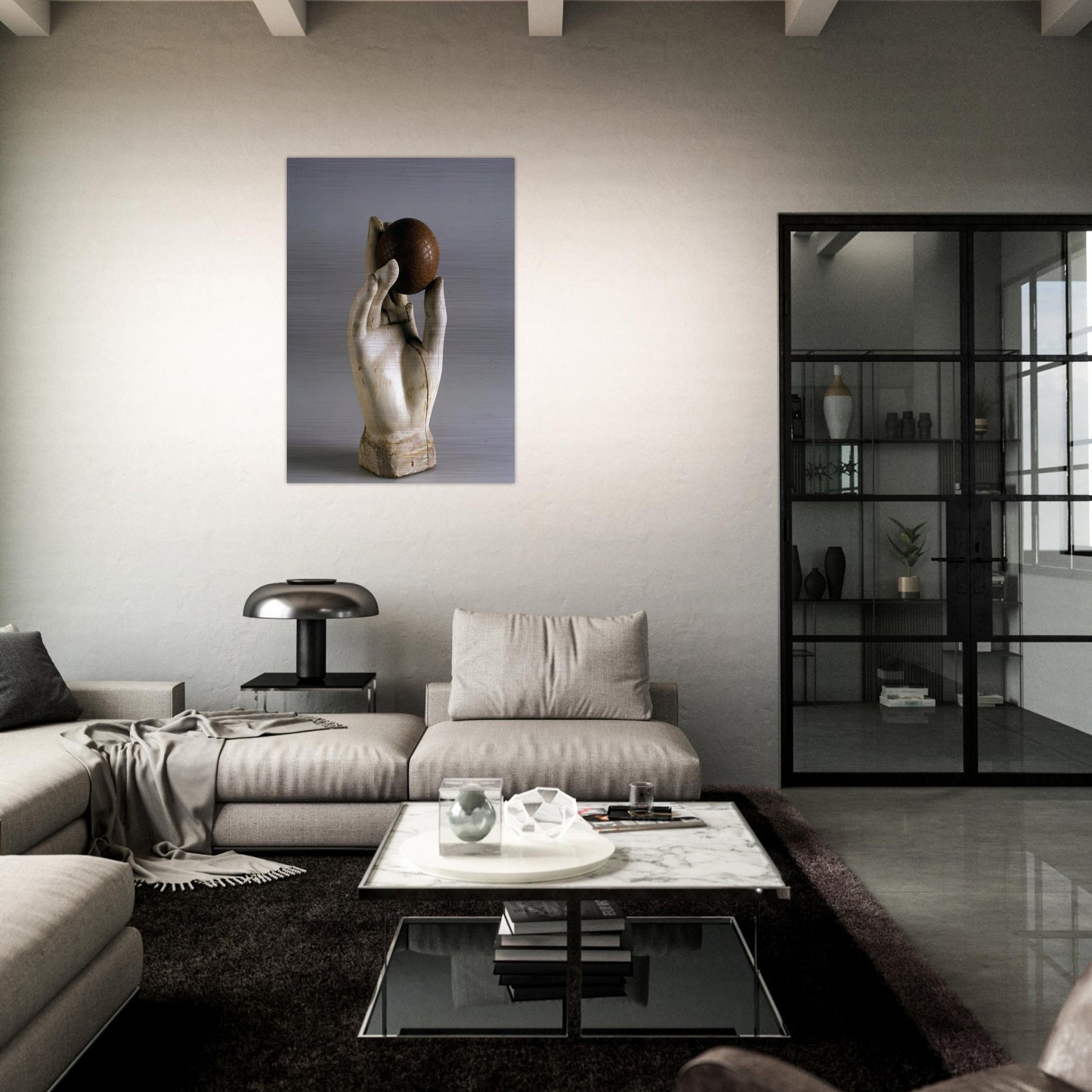 MAIN RAY 1936 - Man Ray Brushed Aluminum Print - 70x100 cm / 28x40 inches | Man Ray Aluminum Print | Man Ray Prints