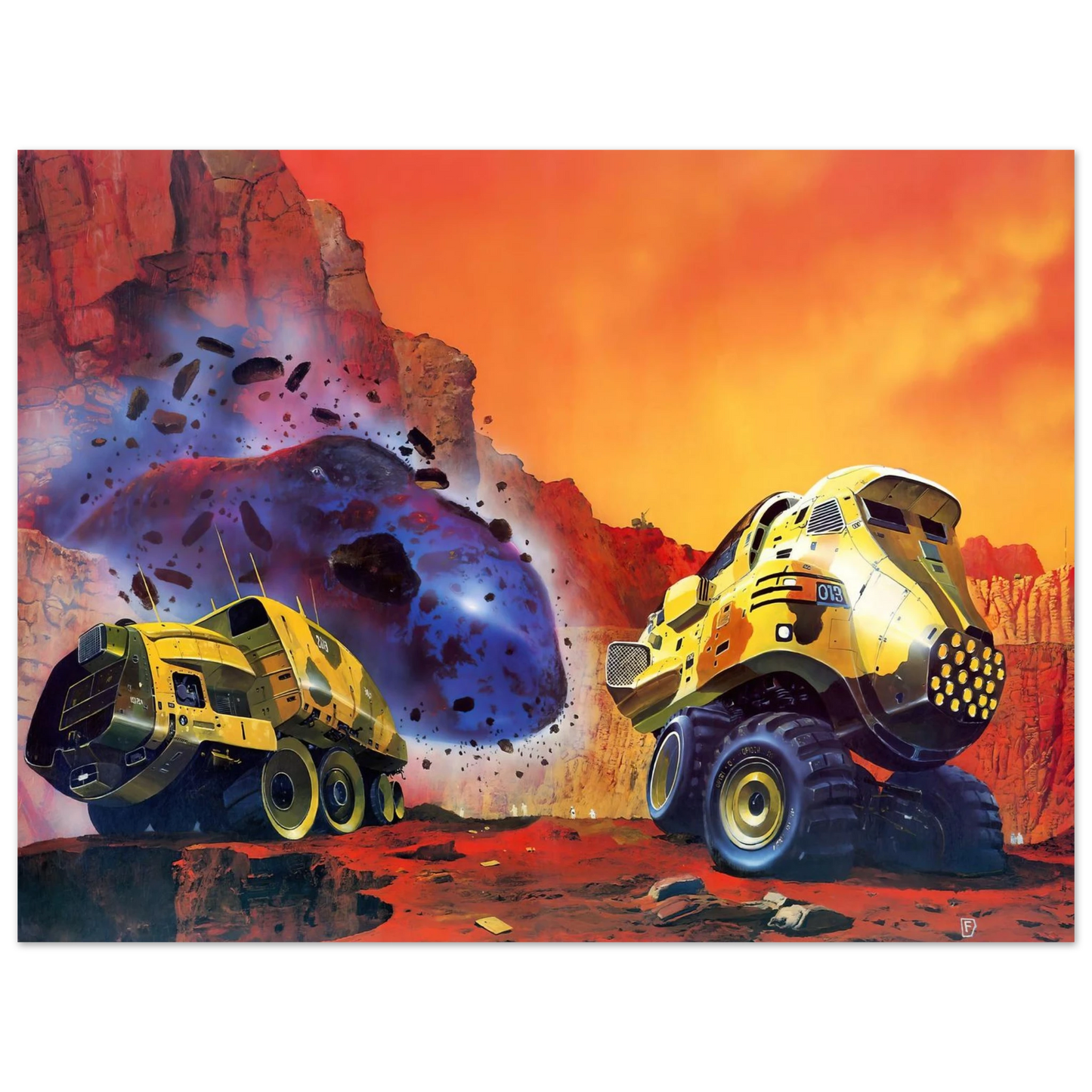 Chris Foss - Chris Foss  75x100 cm / 30x40inches Fine Art Poster