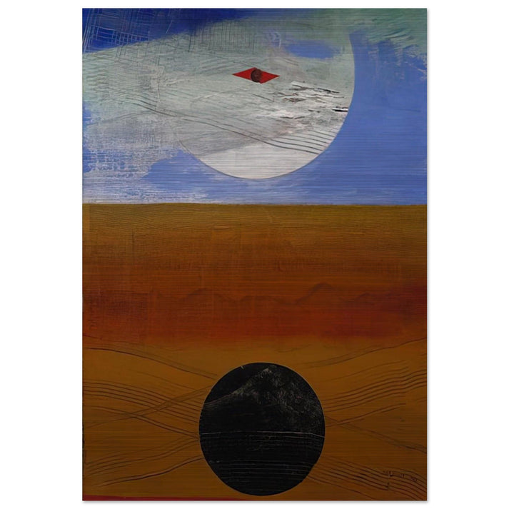 Sea and Sun - Max Ernst Brushed Aluminum Print - 70x100 cm / 28x40 inches | Max Ernst Aluminum Print | Max Ernst Prints