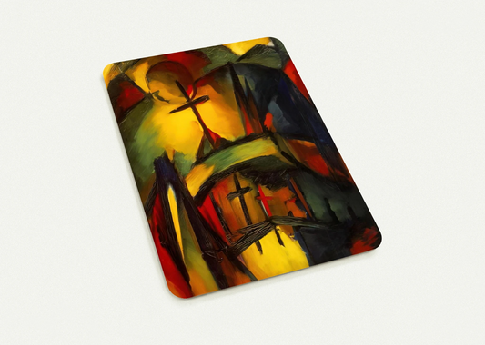 MOUNTAIN GRAVEYARD 1919 By Kurt Schwitters Pack of 10 Post Cards | Kurt Schwitters Post Cards | A6 (10.5 x 14.8 cm) - 4.1 x 5.8 inches