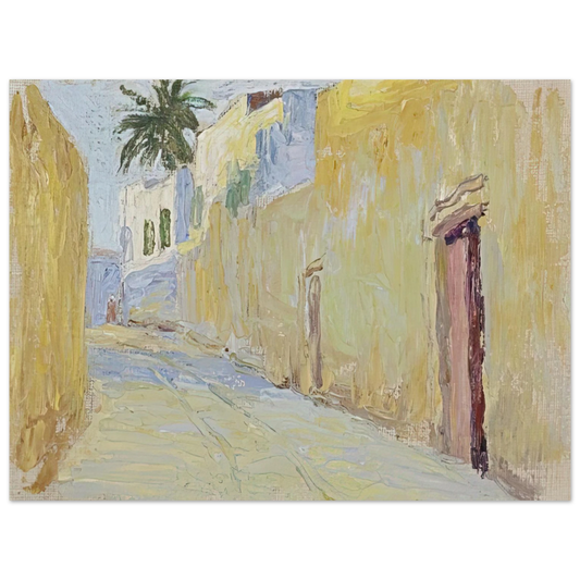 Gabriele Munter - ALLEY IN TUNIS  75x100 cm / 30x40inches Fine Art Poster