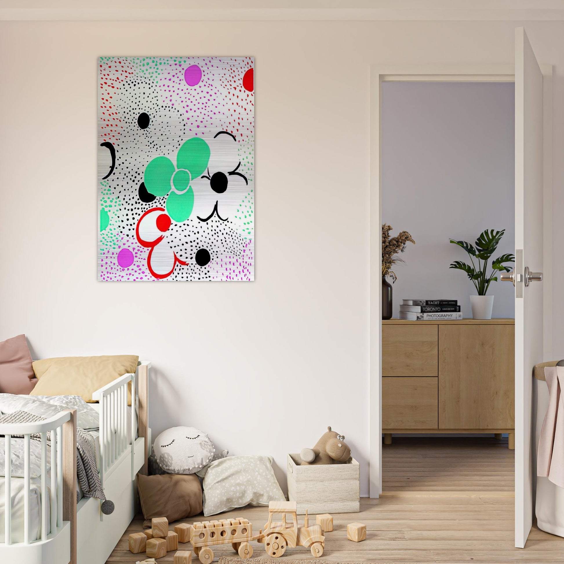 COMPOSITION 12 - Sonia Delaunay Brushed Aluminum Print - 70x100 cm / 28x40 inches | Sonia Delaunay Aluminum Print | Sonia Delaunay Prints