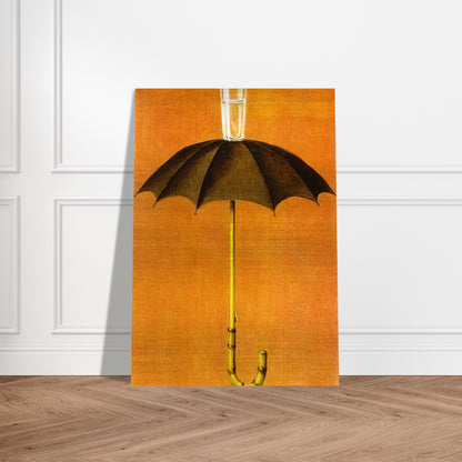 HEGEL S HOLIDAY 1958 - Rene Magritte Brushed Aluminum Print - 70x100 cm / 28x40 inches | Rene Magritte Aluminum Print | Rene Magritte Prints
