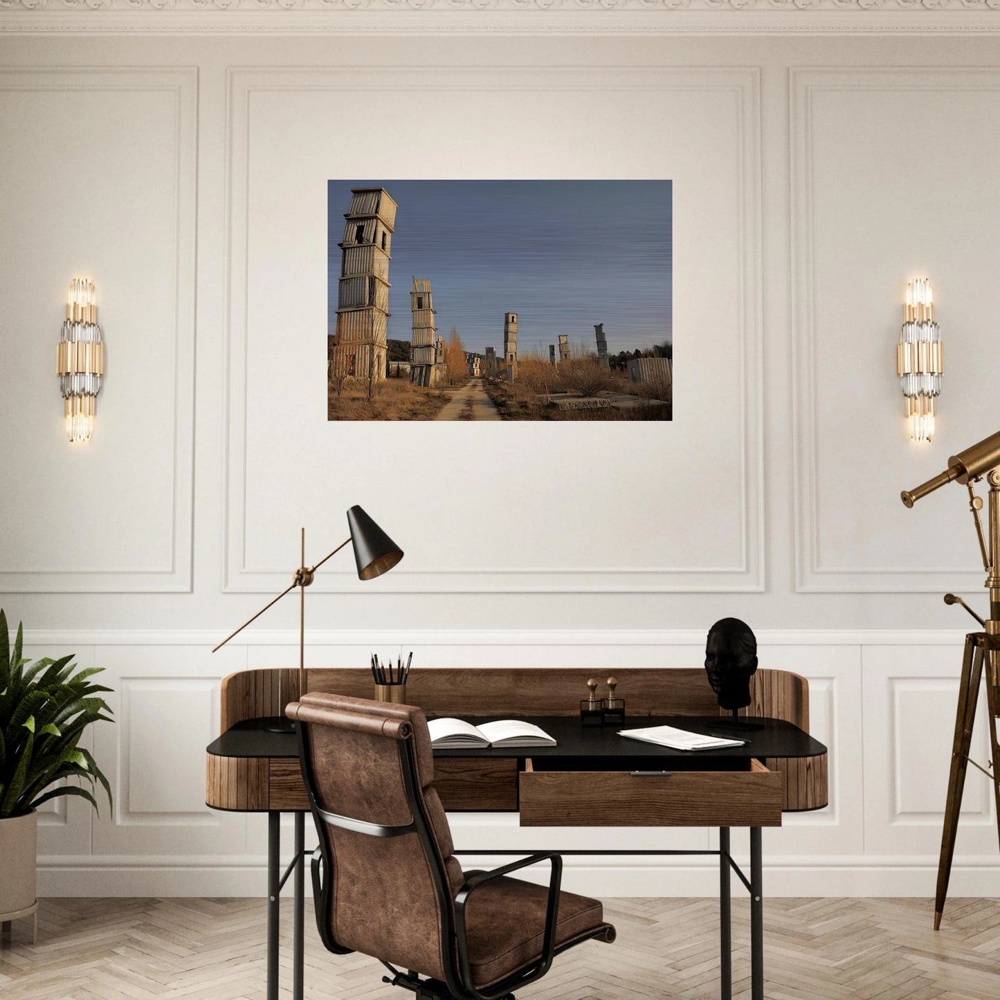 KIEFER S STUDIO COMPLEX AT BARJAC IN SOUTHERN FRANCE 2012 - Anselm Kiefer Brushed Aluminum Print - 70x100 cm / 28x40 inches | Anselm Kiefer Aluminum Print | Anselm Kiefer Prints